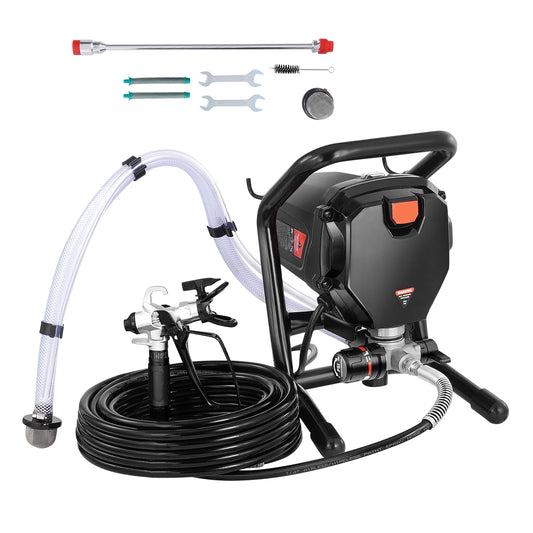 SucceBuy 750W 950W Airless Paint Sprayer 3000 PSI High Efficiency
