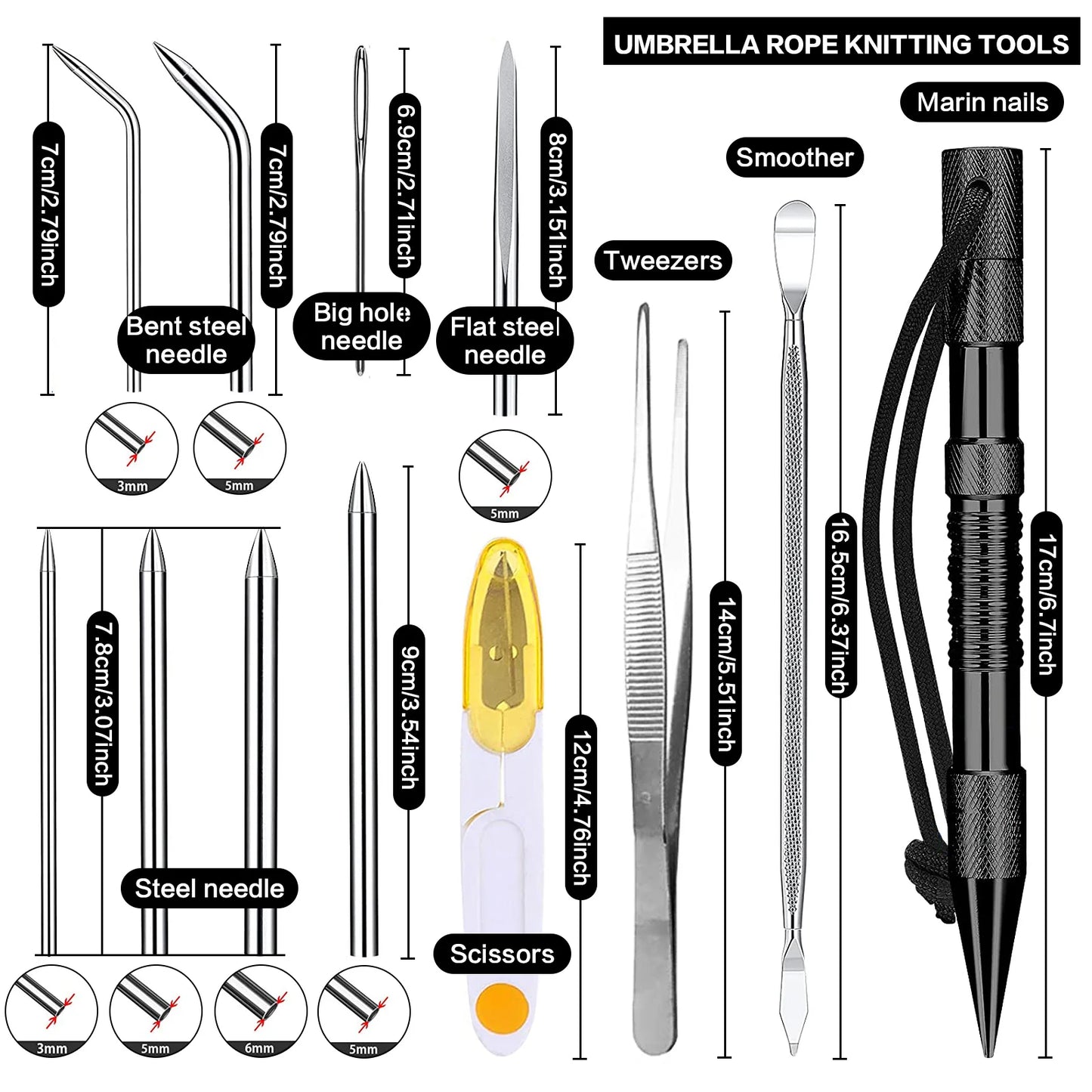 Paracord Jig Kit With Marlin Spike Tool For DIY Bracelets