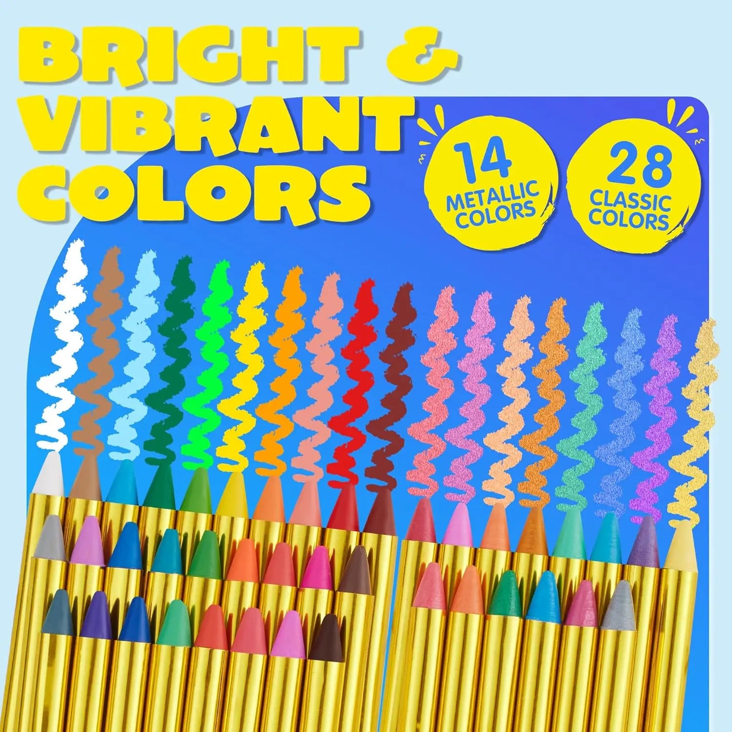 Joyfy Face And Body Paint Crayons Kit Ultimate Pack