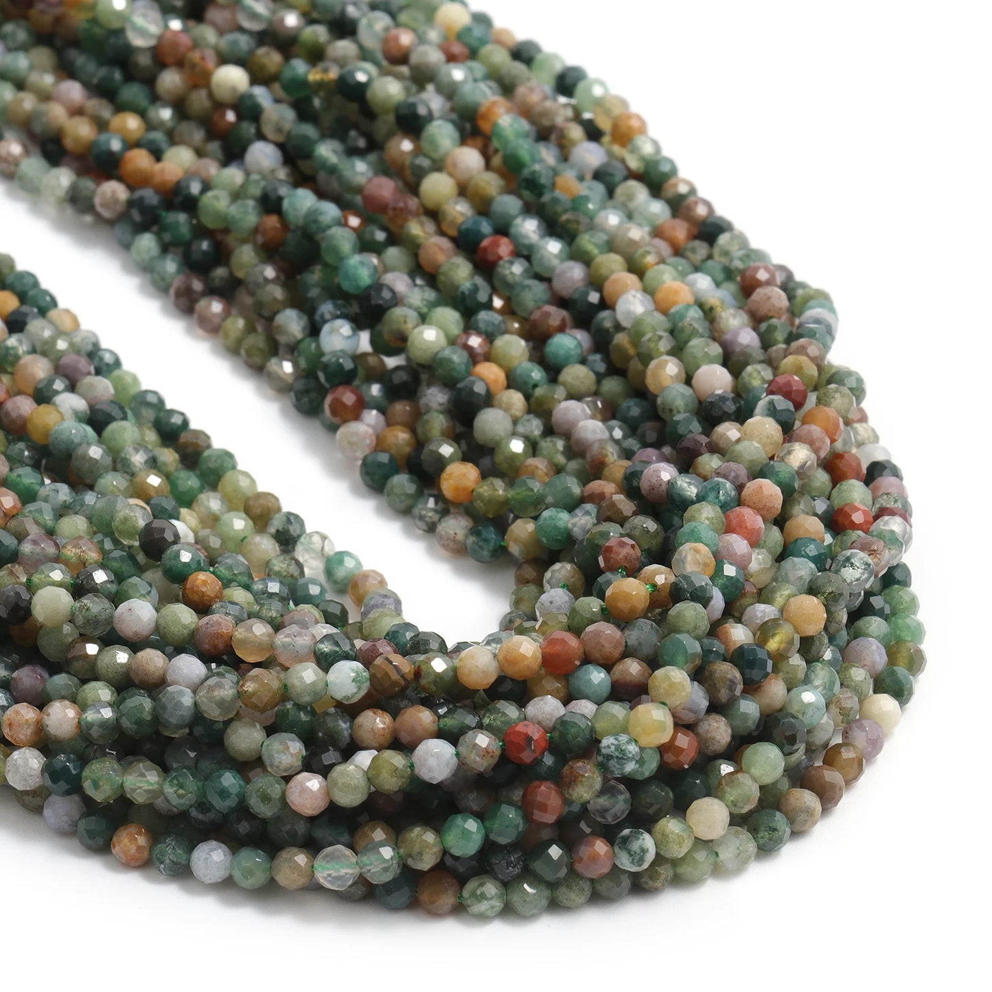 2 3 4mm Faceted Tiny Beads Natural Aquamarine Lapis Lazuli Tourmaline Amethyst Stone Beads for Jewelry Making 2030