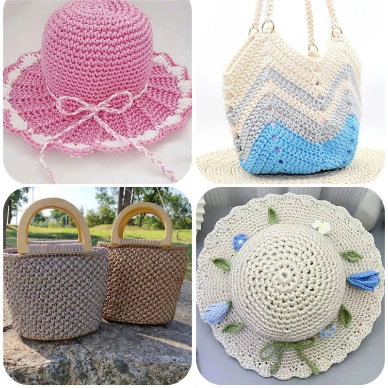 250g 3mm Crochet Rope Yarn For Summer Hats And Bags