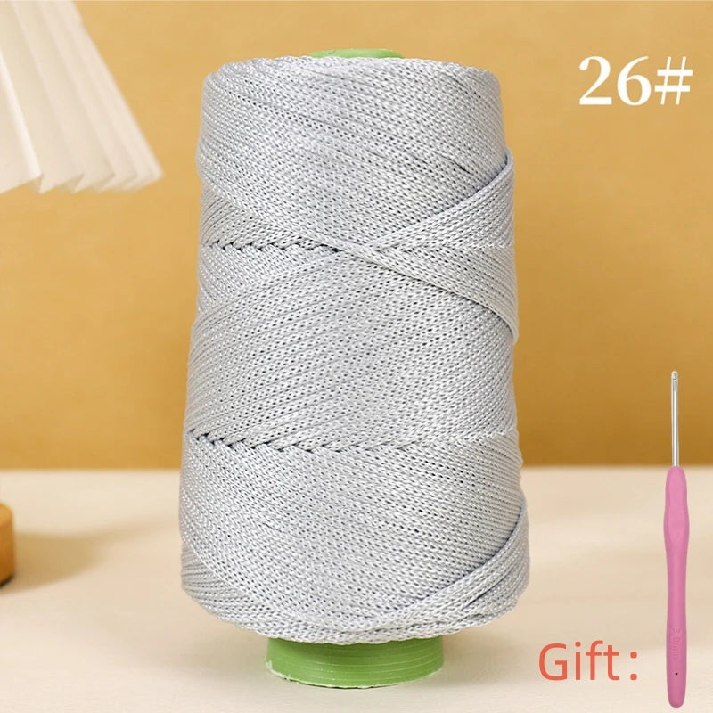 250g 3mm Crochet Rope Yarn For Summer Hats And Bags