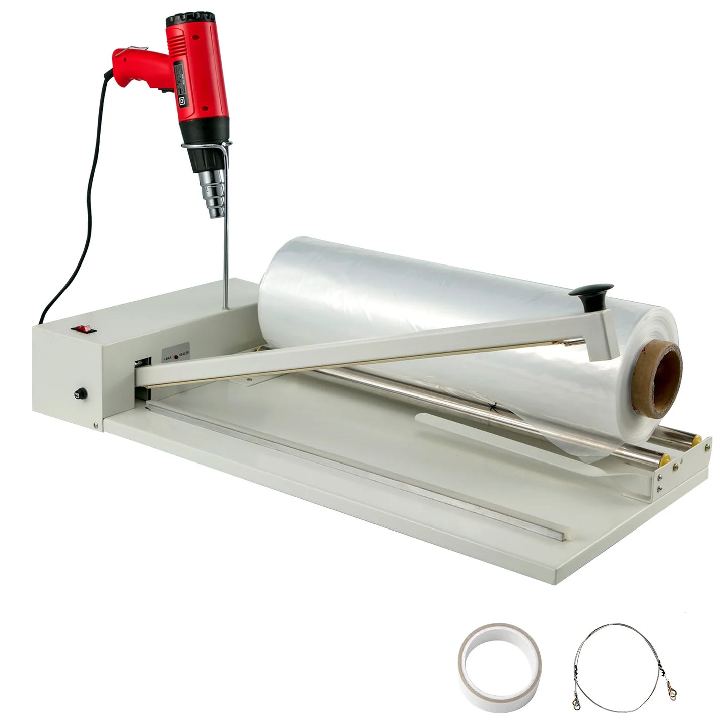 Shrink Wrap Sealer Laminating Machine With Heat Gun 1800W