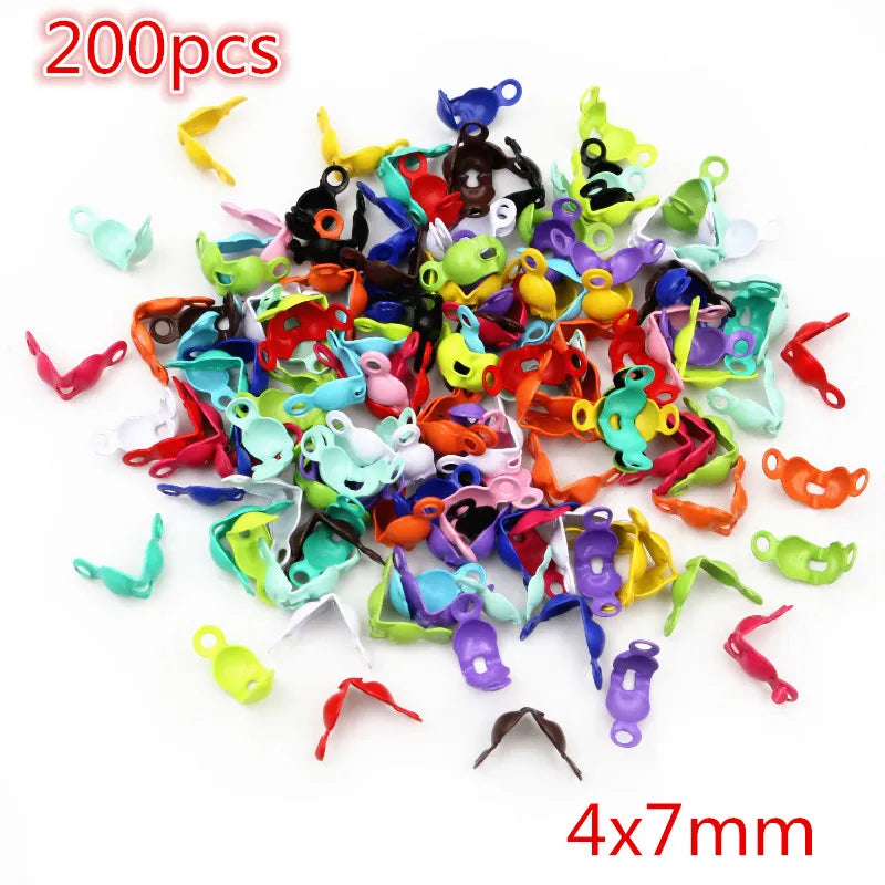 Colorful Mixed Alloy Split Jump Rings Lobster Clasp Eyelets Screw Pins Keychain DIY Jewelry Making Accessories Supplies