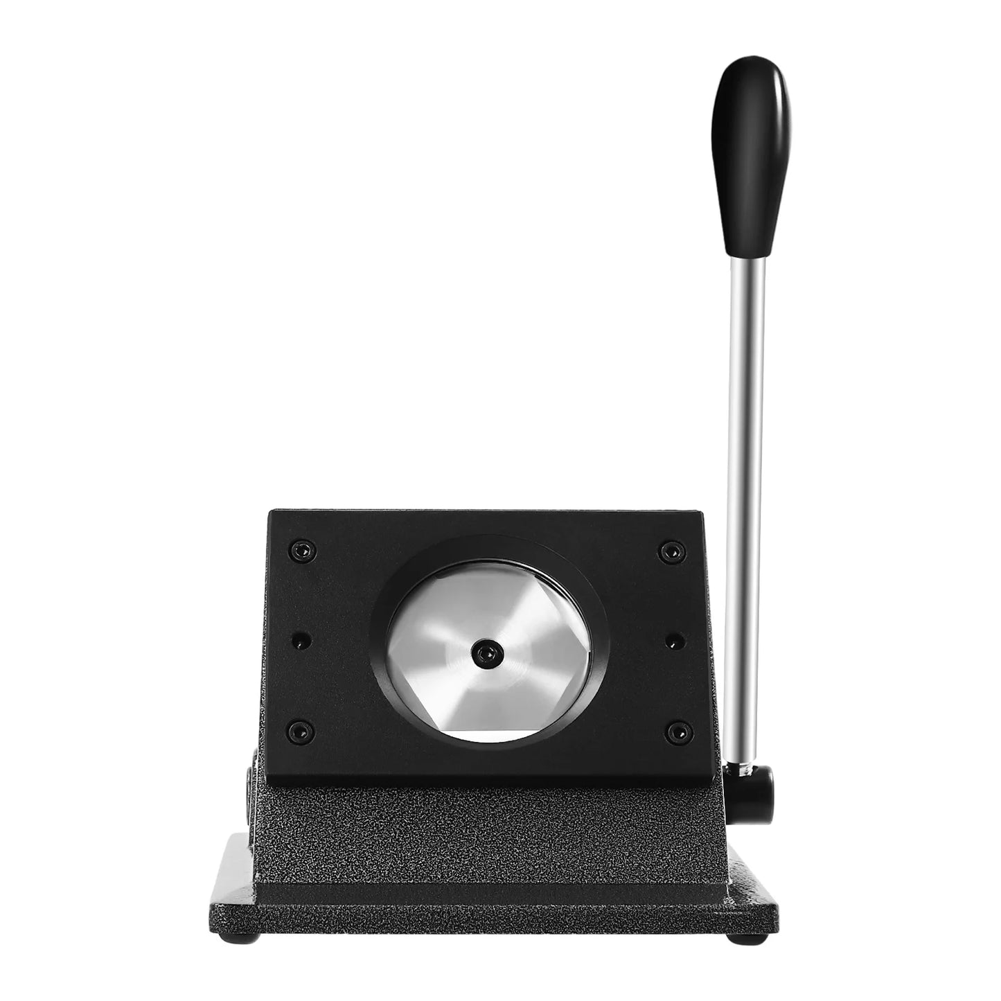Circle Cutters Die Cutting Machine Punch Die Cutter 58mm Round Paper Cutter for Badge Making Stainless Steel Aluminum Alloy Quenched Blade Sharp Smooth Edge 10.82 Inch Ergonomic Lever Non Slip Base