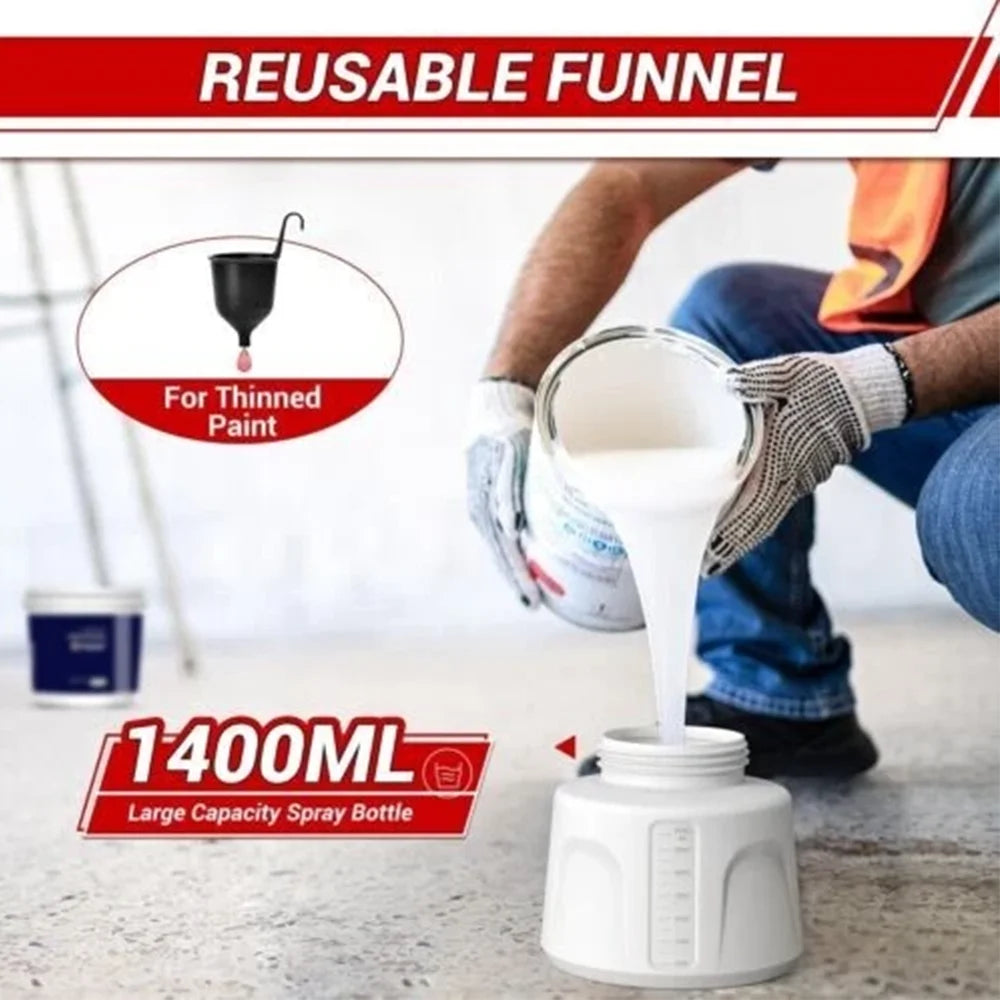 Electric Paint Sprayer 850W High Power Copper Nozzle DIY