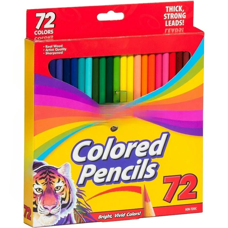 Classic Colored Pencils 72 Count Multicolor for All Ages