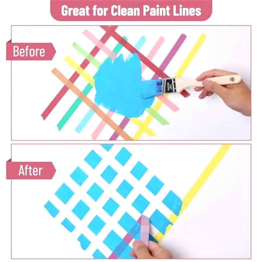 Washi Tape Set For Scrapbooking, 10 Rolls, Creative Crafting