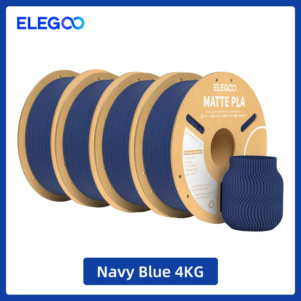 Elegoo PLA Filament For FDM 3D Printing Dimensionally Accurate