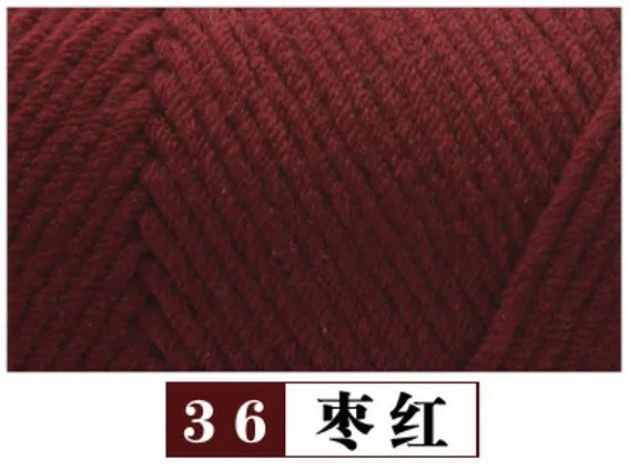 Cotton Acrylic Blended Yarn Light Worsted for Knitting Crochet