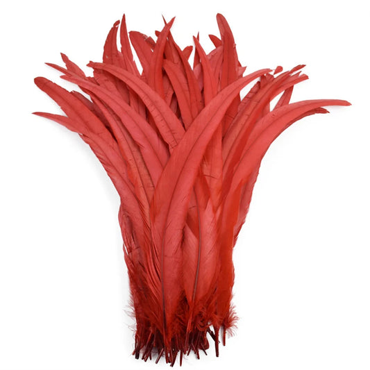 Rooster Feathers 100 Pieces Natural DIY Crafts Plumes For Weddings