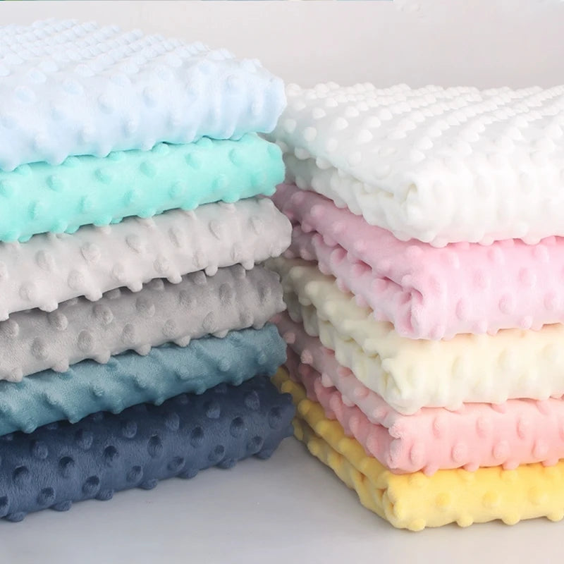 Soft Velvet Plush Fabric For Baby Blankets And DIY Crafts