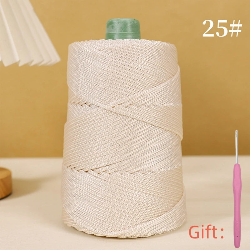 250g 3mm Crochet Rope Yarn For Summer Hats And Bags