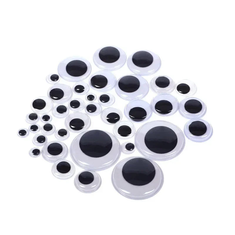 Self-Adhesive Doll Eyes for DIY Crafts and Scrapbooking