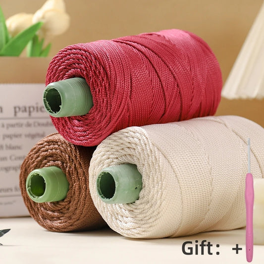 250g 3mm Crochet Rope Yarn For Summer Hats And Bags
