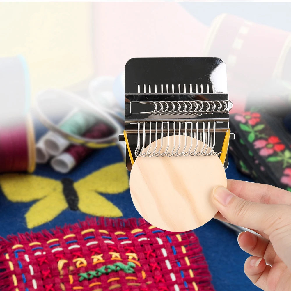 Small Frame Loom For Mending Clothes And Jeans Wooden Weaving Frame