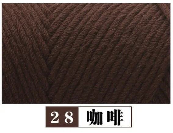 Cotton Acrylic Blended Yarn Light Worsted for Knitting Crochet