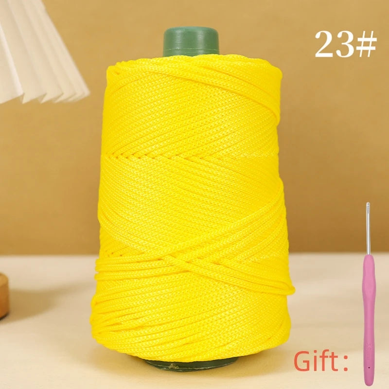 250g 3mm Crochet Rope Yarn For Summer Hats And Bags