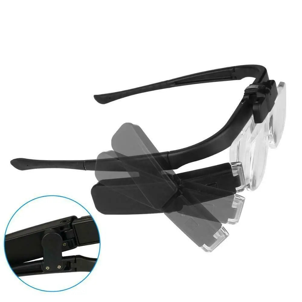 LED USB Rechargeable Magnifying Glasses 1.5x-4.5x With Light