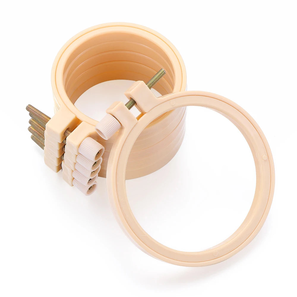 DIY Embroidery Hoop Ring Set For Cross Stitch And Needlework