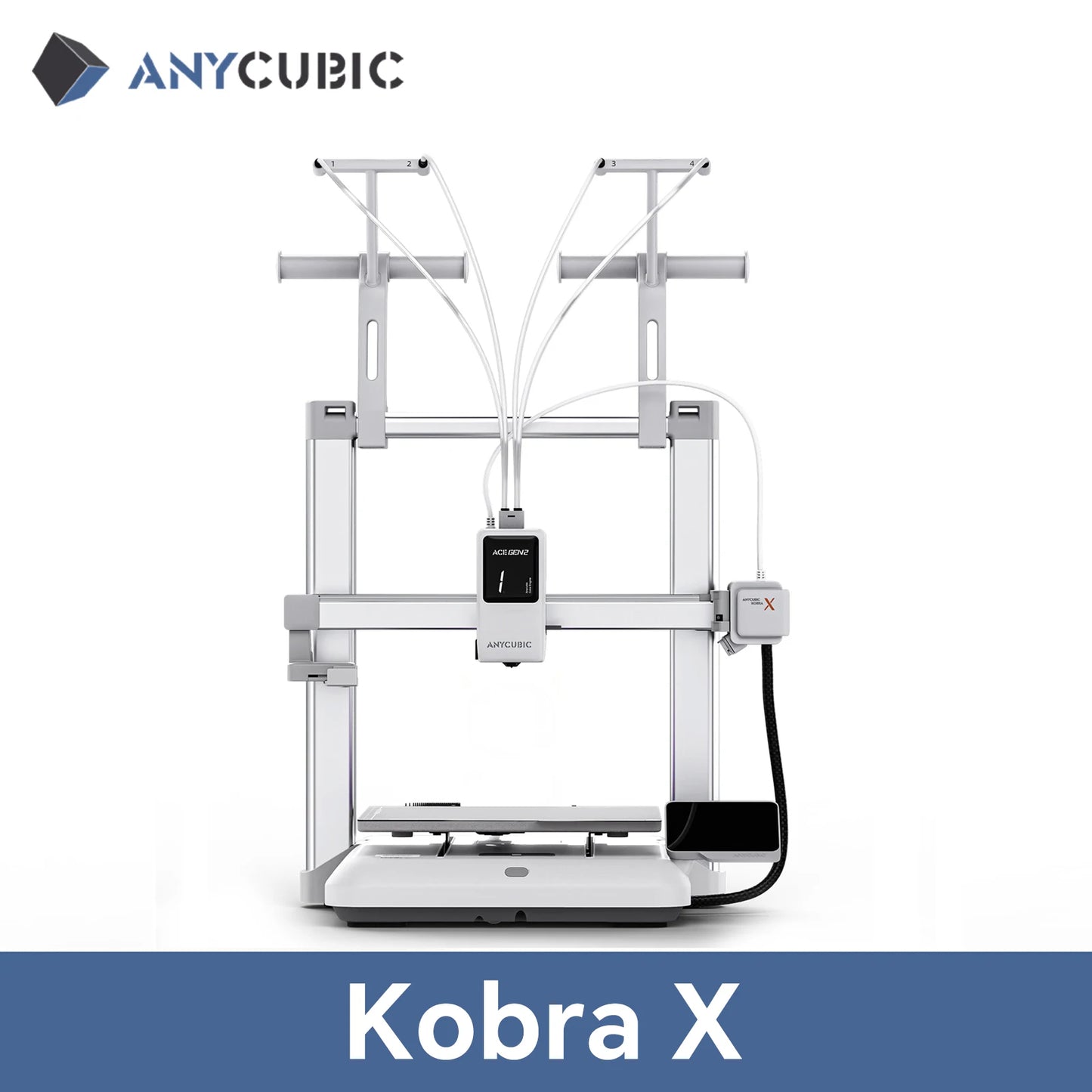 Anycubic Kobra X 3D Printer Featuring Automatic Leveling Technology