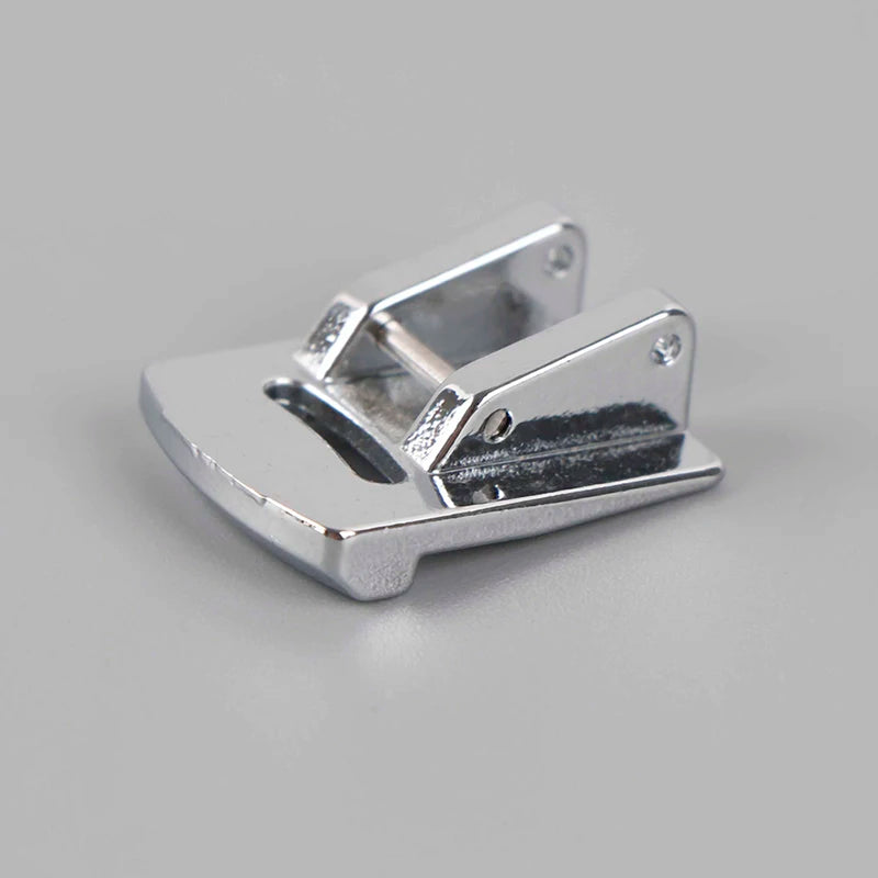 Sliver Rolled Hem Curling Presser Foot For Singer Janome Machines