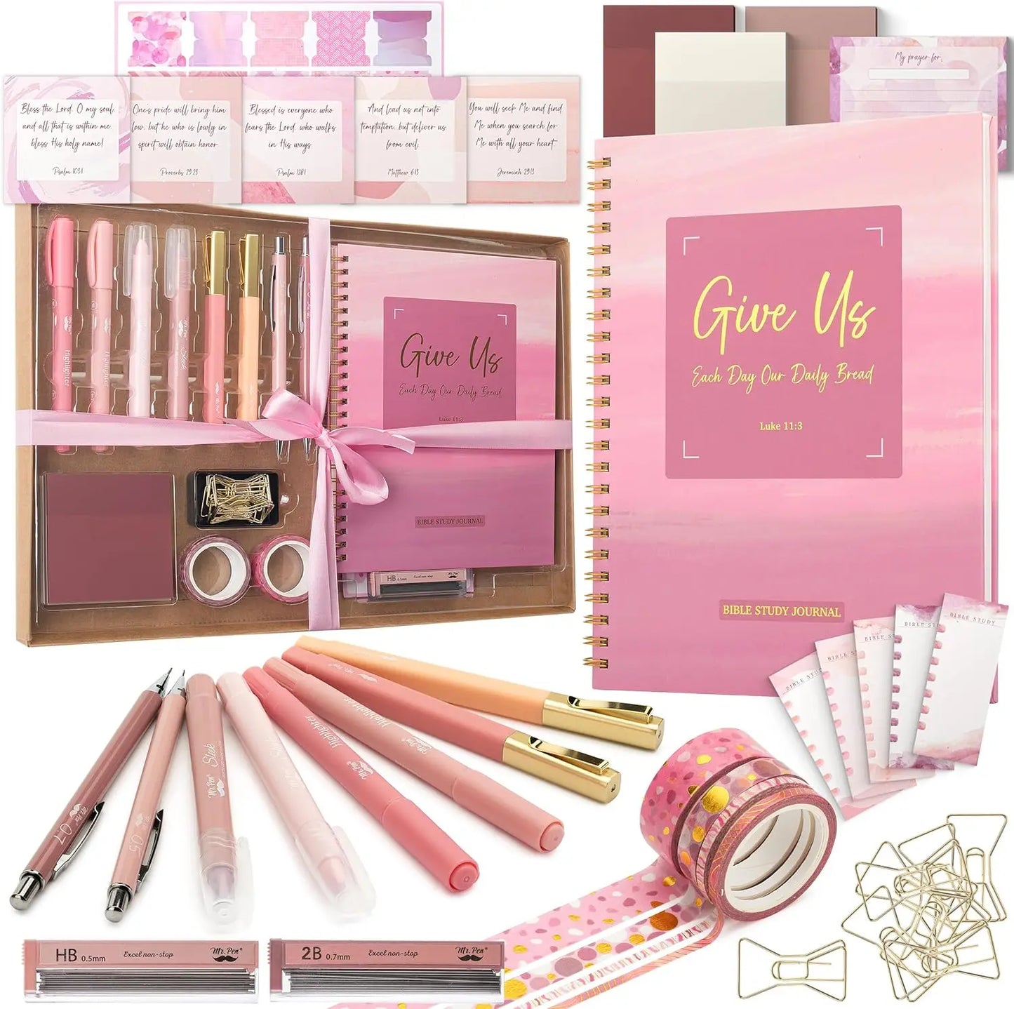 Mr. Pen Bible Journaling Kit With No Bleed Highlighters Pens