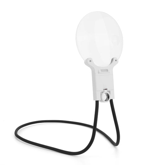 VODOOL Neck Worn Magnifier With LED Light For Reading Sewing Knitting Crafts