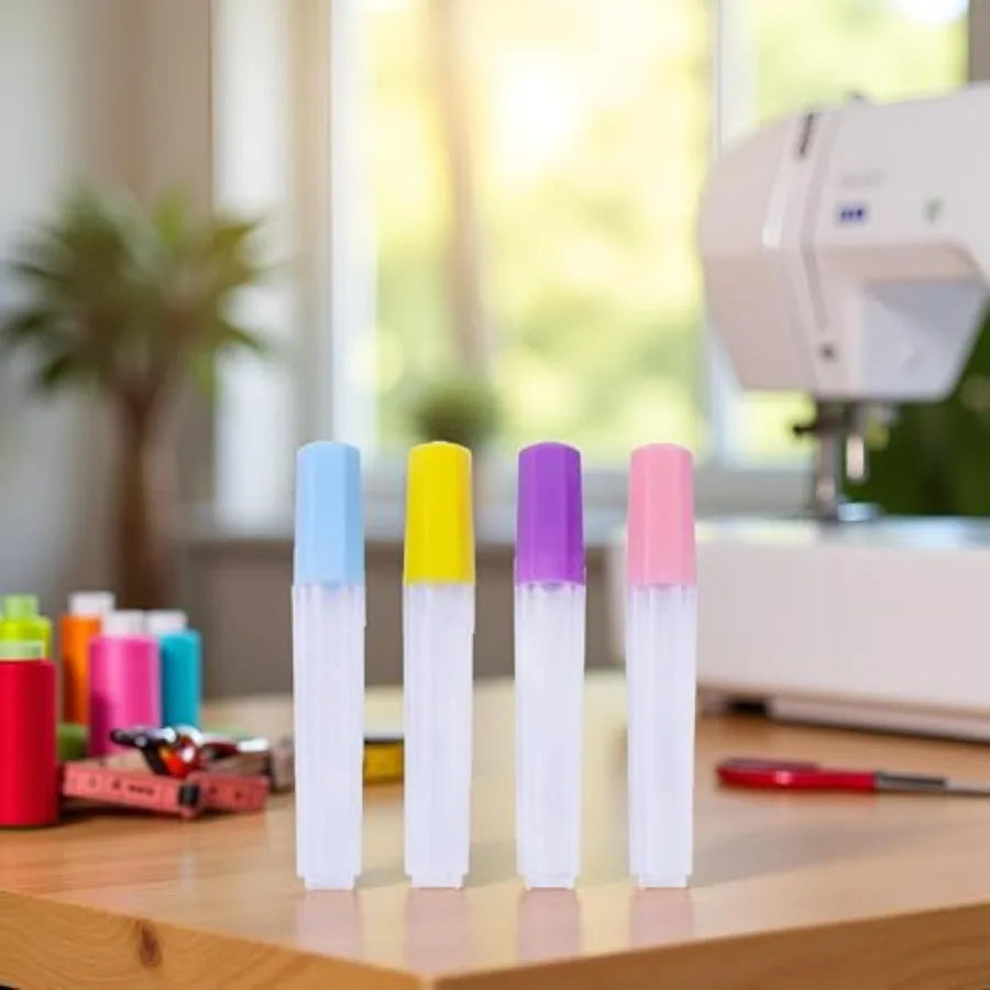 4Pcs Plastic Needle Storage Tubes, Needle case, Needle Holder Clear Sewing Container for Embroidery and Knitting