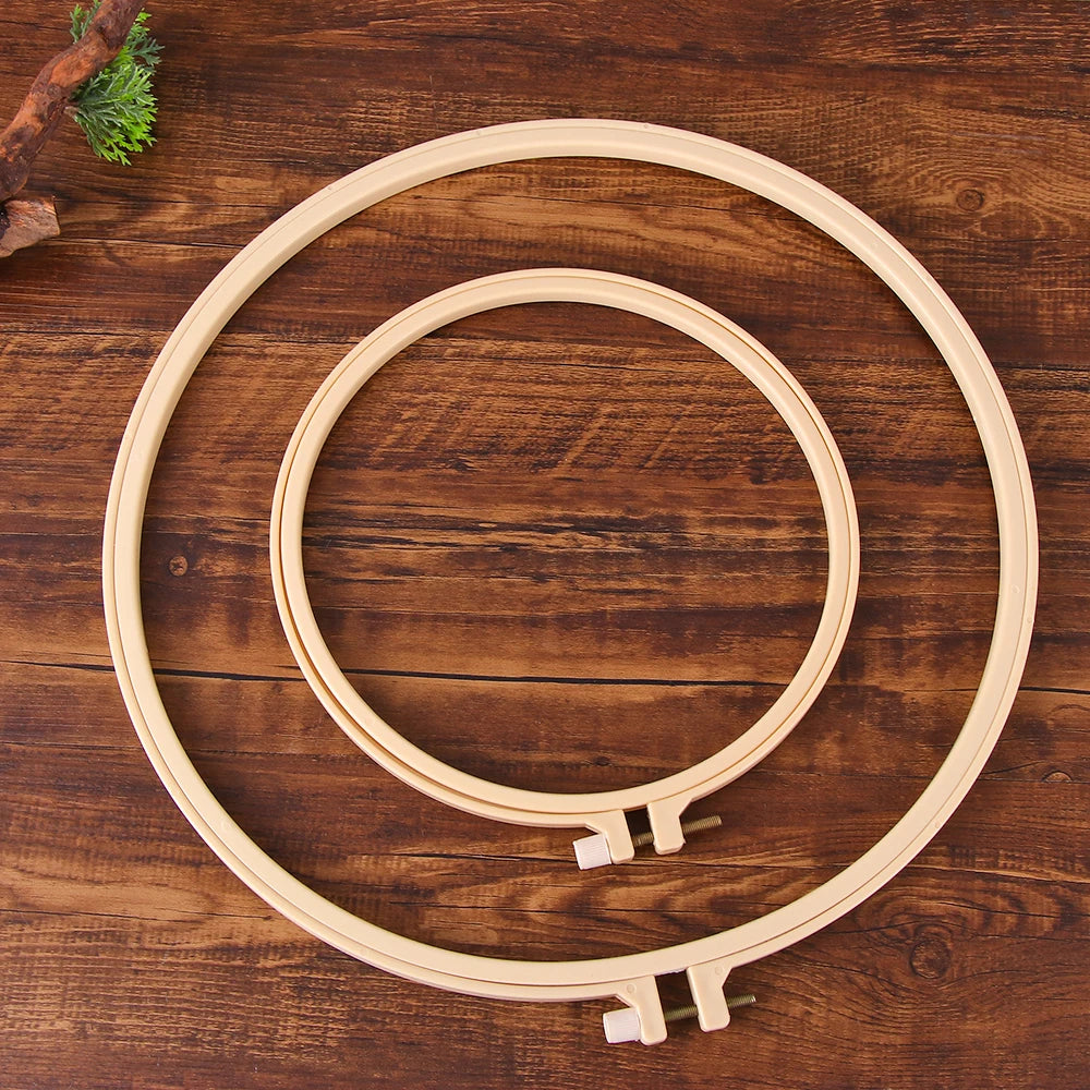 DIY Embroidery Hoop Ring Set For Cross Stitch And Needlework