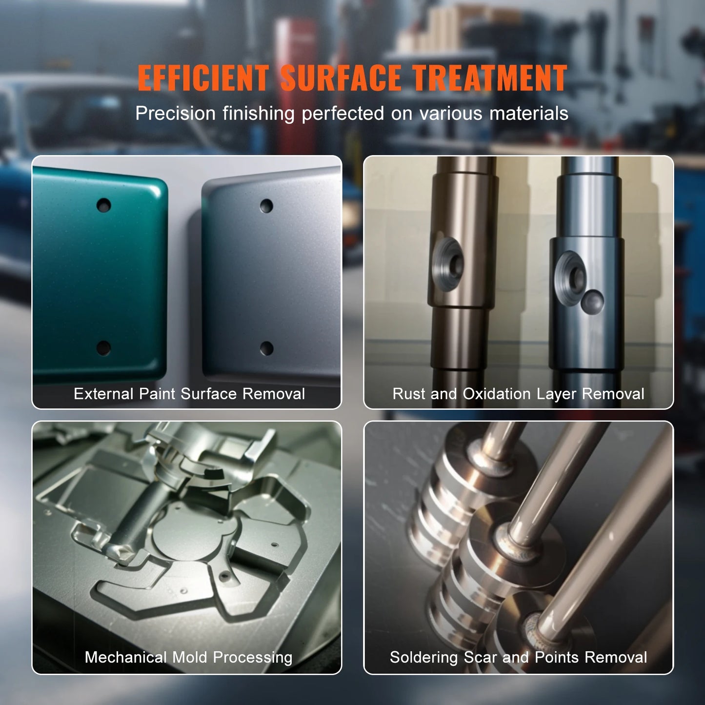 SucceBuy Portable Sandblasting Cabinet With Blasting Gun Nozzles
