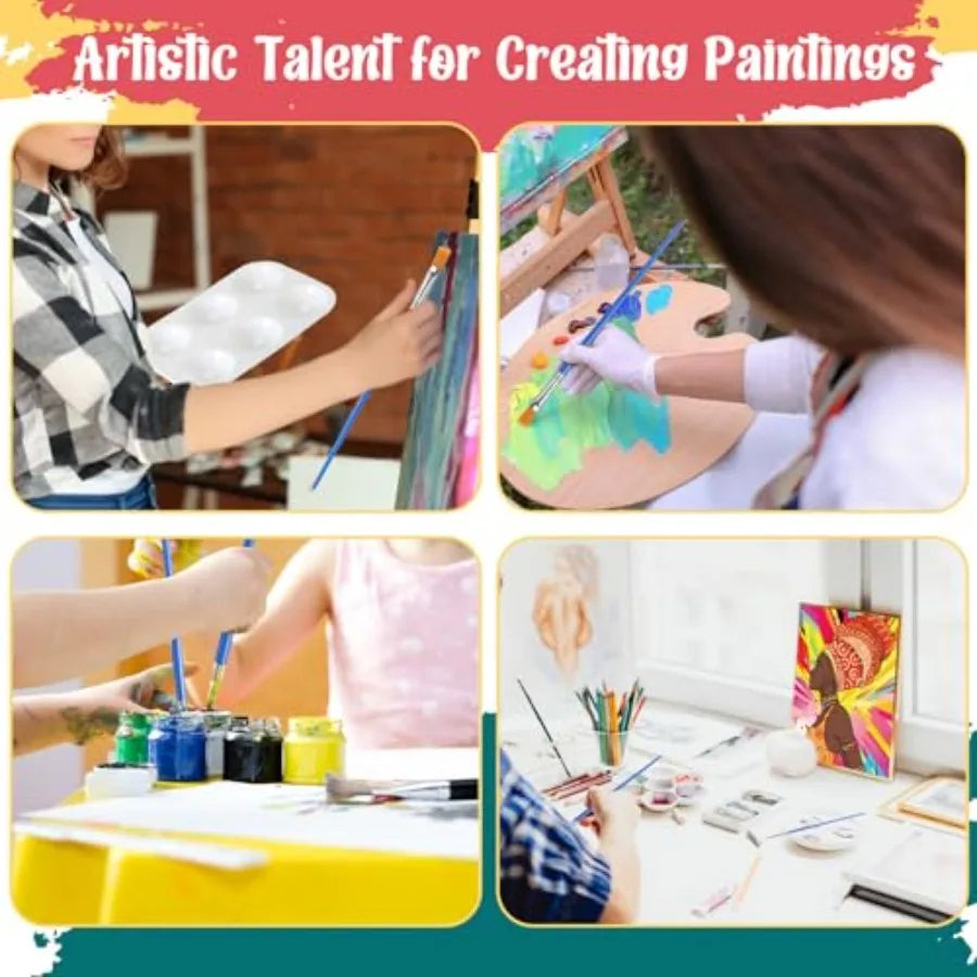 Sip And Paint Pre Drawn Canvases Kit For Painting Party