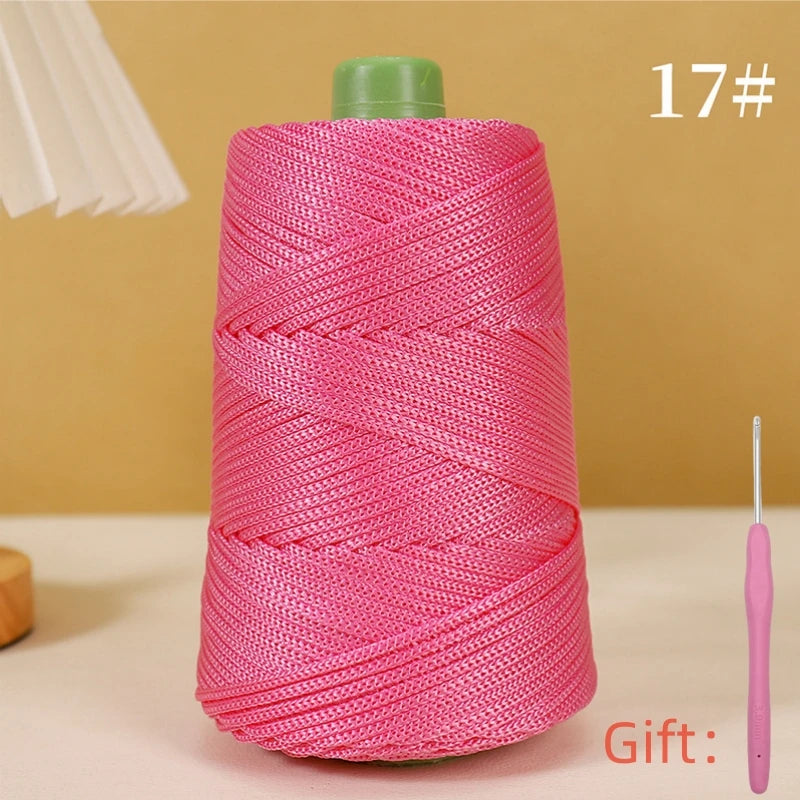 250g 3mm Crochet Rope Yarn For Summer Hats And Bags
