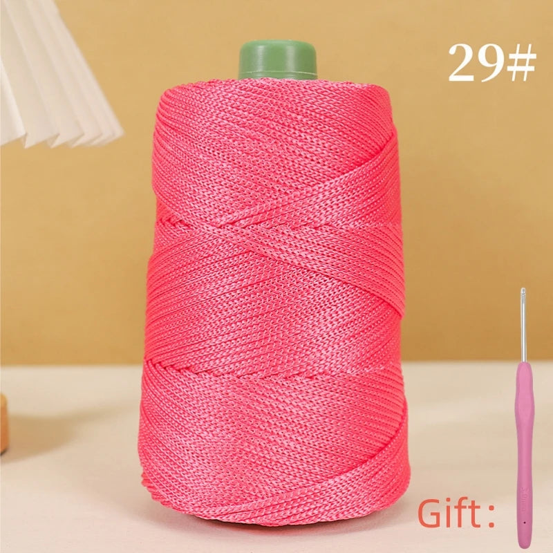 250g 3mm Crochet Rope Yarn For Summer Hats And Bags