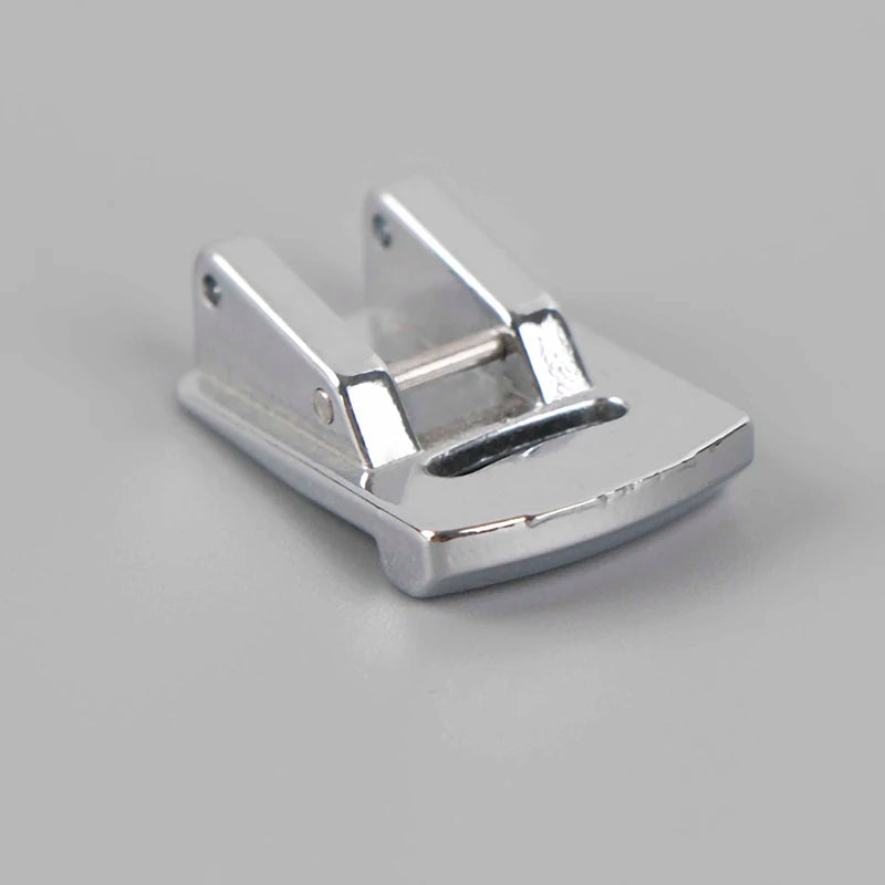 Sliver Rolled Hem Curling Presser Foot For Singer Janome Machines