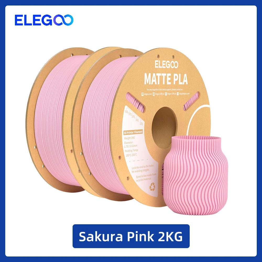 Elegoo PLA Filament For FDM 3D Printing Dimensionally Accurate