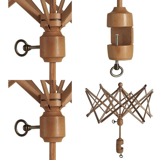 Wooden Umbrella Yarn Swift Yarn Winder For Knitting And Crocheting