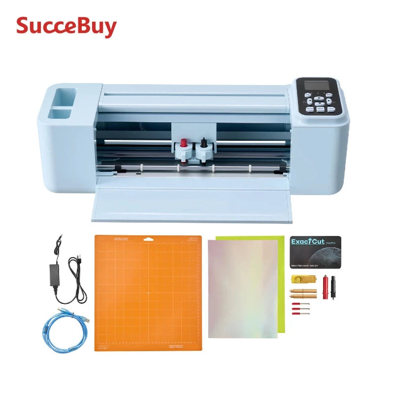 SucceBuy Vinyl Cutter Machine Button Screen Control 5000 Designs