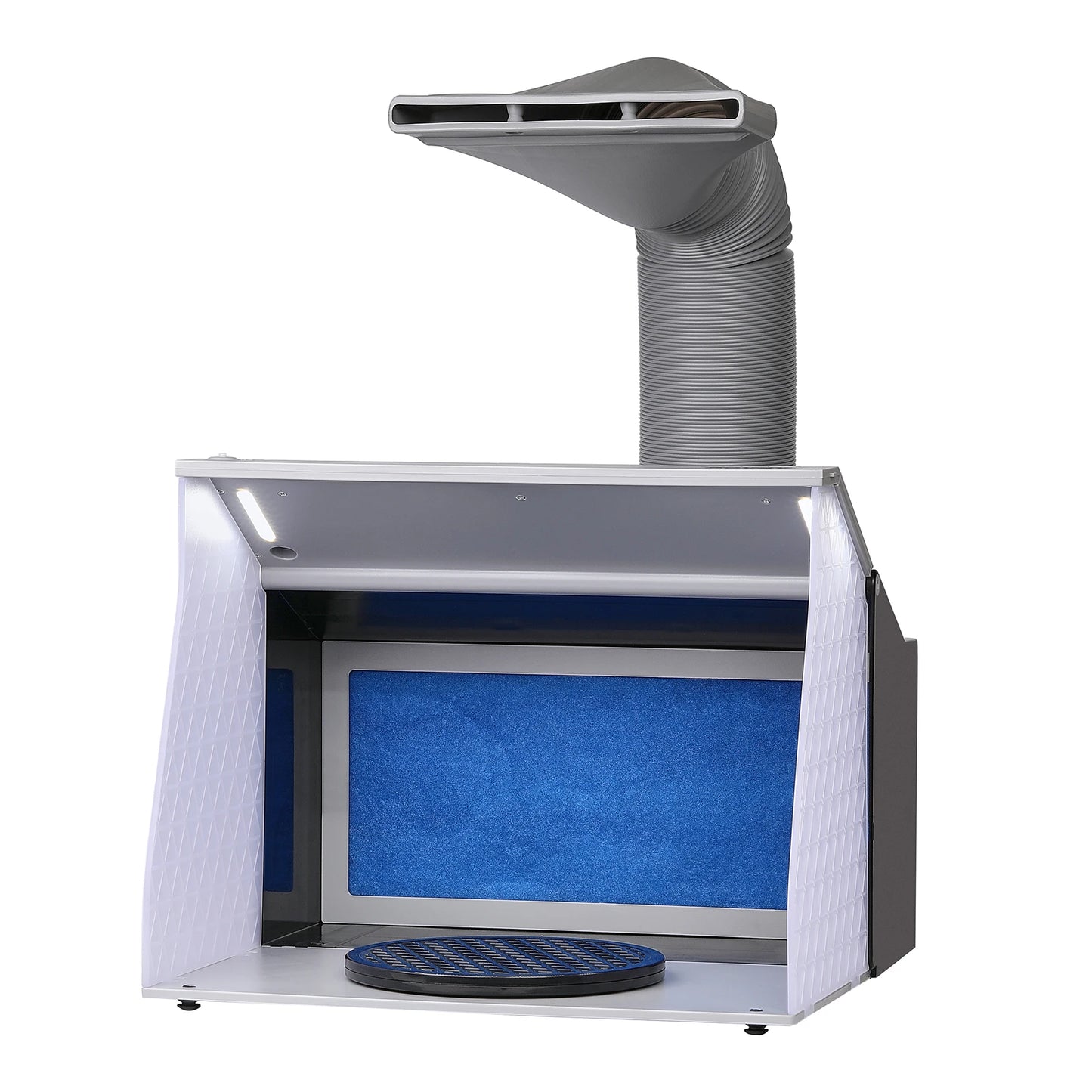 SucceBuy Airbrush Spray Booth Kit With Dual LED Exhaust Fans