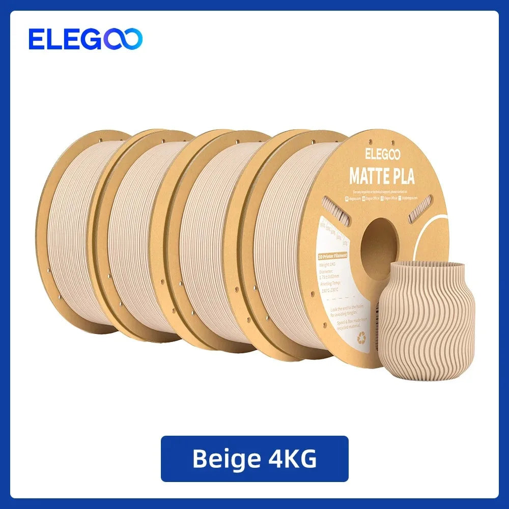 Elegoo PLA Filament For FDM 3D Printing Dimensionally Accurate