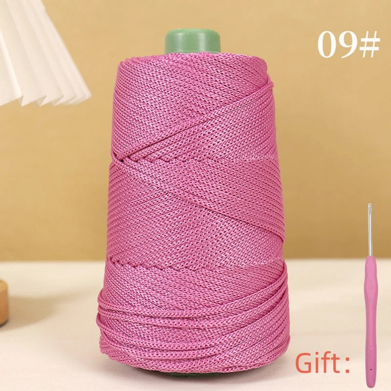 250g 3mm Crochet Rope Yarn For Summer Hats And Bags