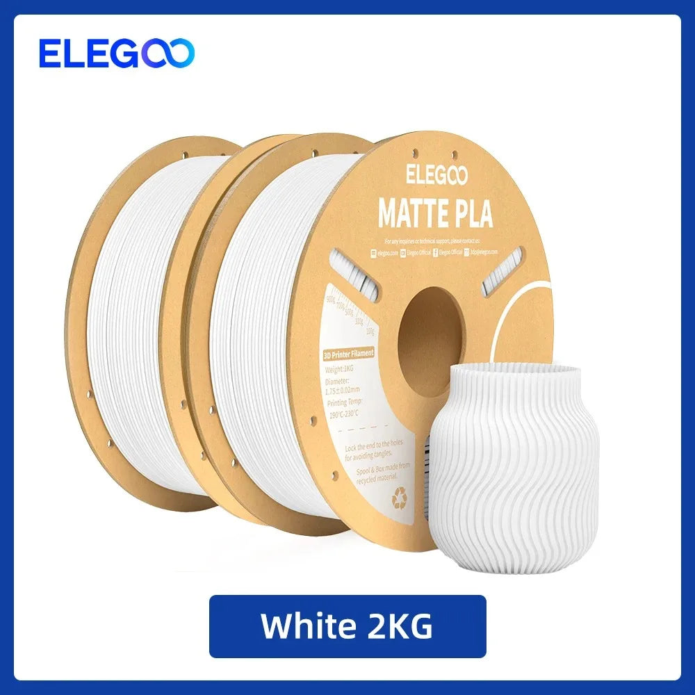 Elegoo PLA Filament For FDM 3D Printing Dimensionally Accurate