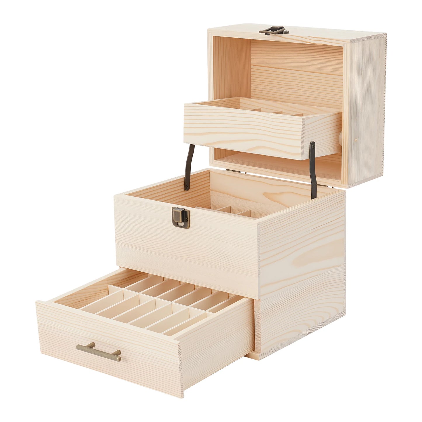 Multi-Tier Essential Oil Storage Box Organizer for 10ml Bottles