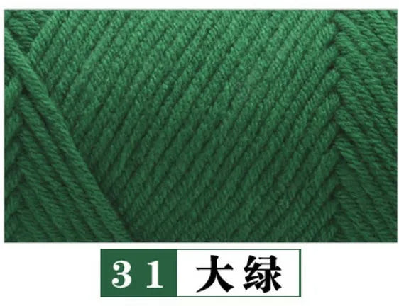 Cotton Acrylic Blended Yarn Light Worsted for Knitting Crochet