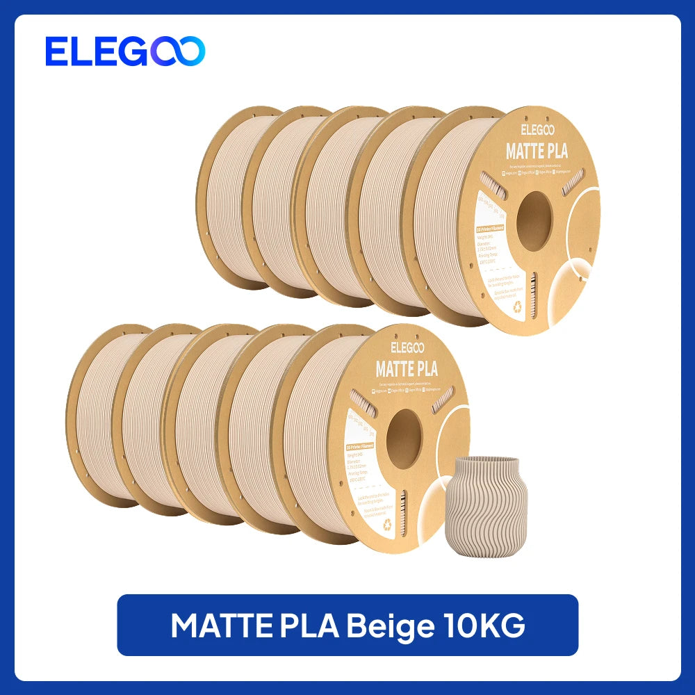 Elegoo PLA Filament For FDM 3D Printing Dimensionally Accurate
