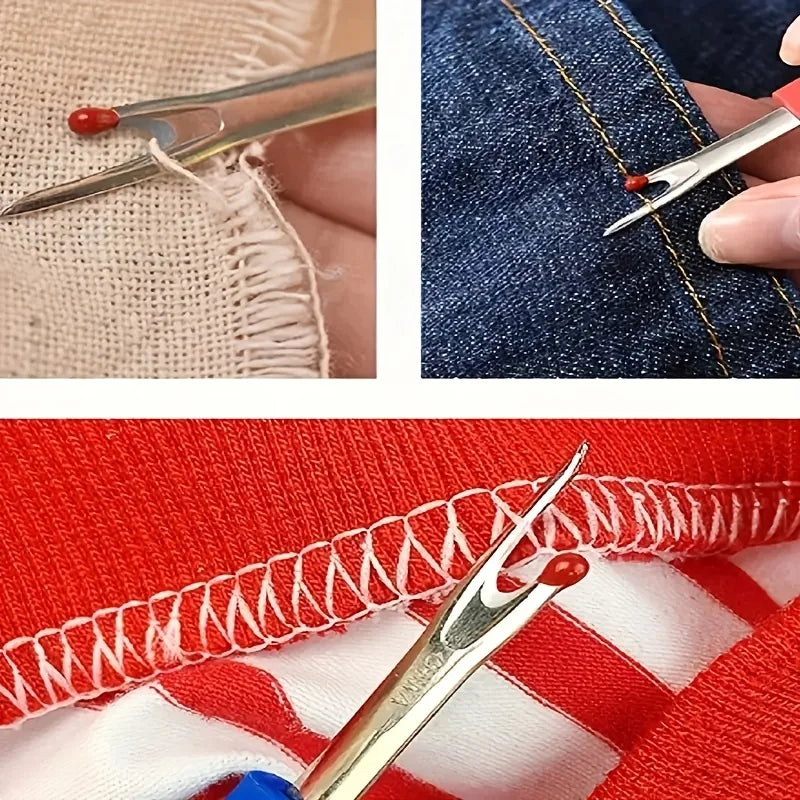 Five Seam Rippers Set For Sewing And Hem Removal Durable