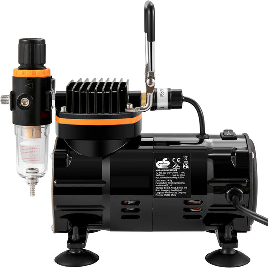 SucceBuy Dual-Action Airbrush Kit 120W Electric Spray Gun