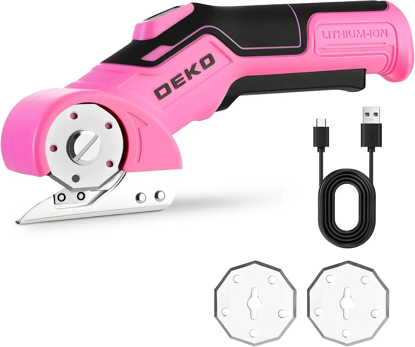 DEKO Electric Sewing Scissors Pro 3.7V Cardboard Cutter