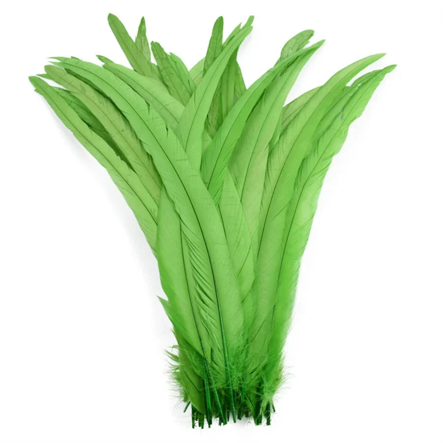 Rooster Feathers 100 Pieces Natural DIY Crafts Plumes For Weddings