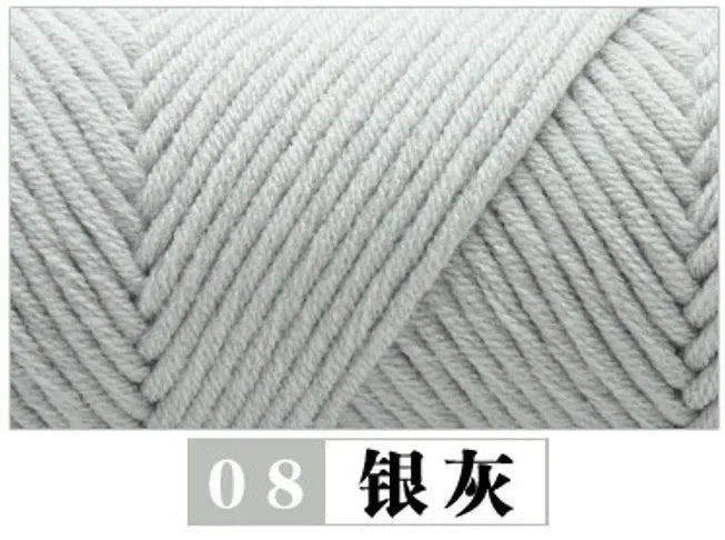 Cotton Acrylic Blended Yarn Light Worsted for Knitting Crochet